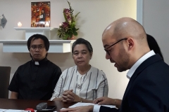 Dr Emanuele Spedicato, vice-postulateur, a été désigné comme porteur officiel des documents à la Congrégation pour les Causes des Saints à Rome.