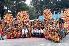 The Kenmei Academy students with HCCC Kadayawan Festival performers