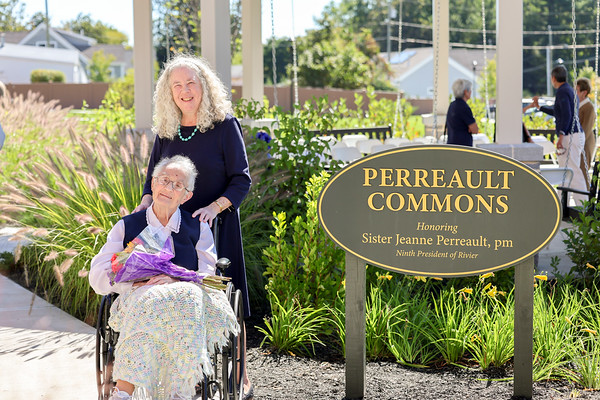 Rivier University dedicates Perreault Commons in honor of former President Sister Jeanne Perreault, p.m.